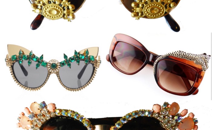 DIY Quickie: Embellished Sunglasses